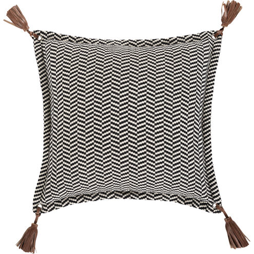 Fiona Ii 20 X 20 inch Black Pillow Kit, Square