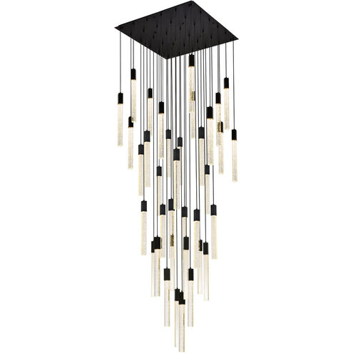 Weston 36 Light 42 inch Black Pendant Ceiling Light