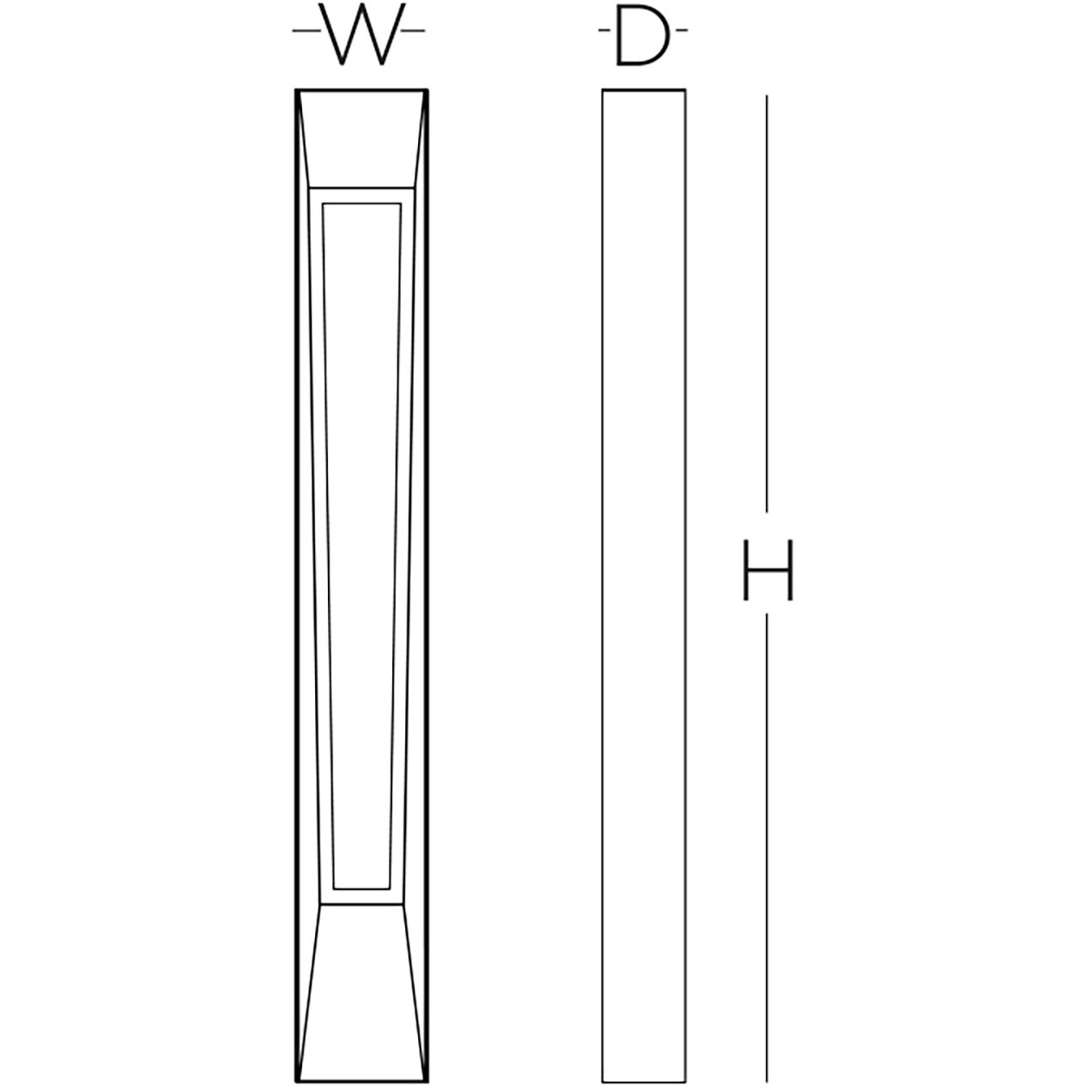 Rowan Wall Sconce Wall Light in Textured Grey, 36 in