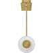 Reign LED 69.25 inch Lacquered Brass Linear Pendant Ceiling Light