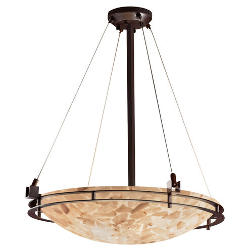 Alabaster Rocks 28 inch Dark Bronze Pendant Ceiling Light