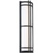 Skyscraper LED 27 inch Black Outdoor Wall Light in 3000K, 27in.