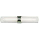 Valencia LED 4.75 inch Polished Nickel ADA Wall Sconce Wall Light, Spanish Alabaster