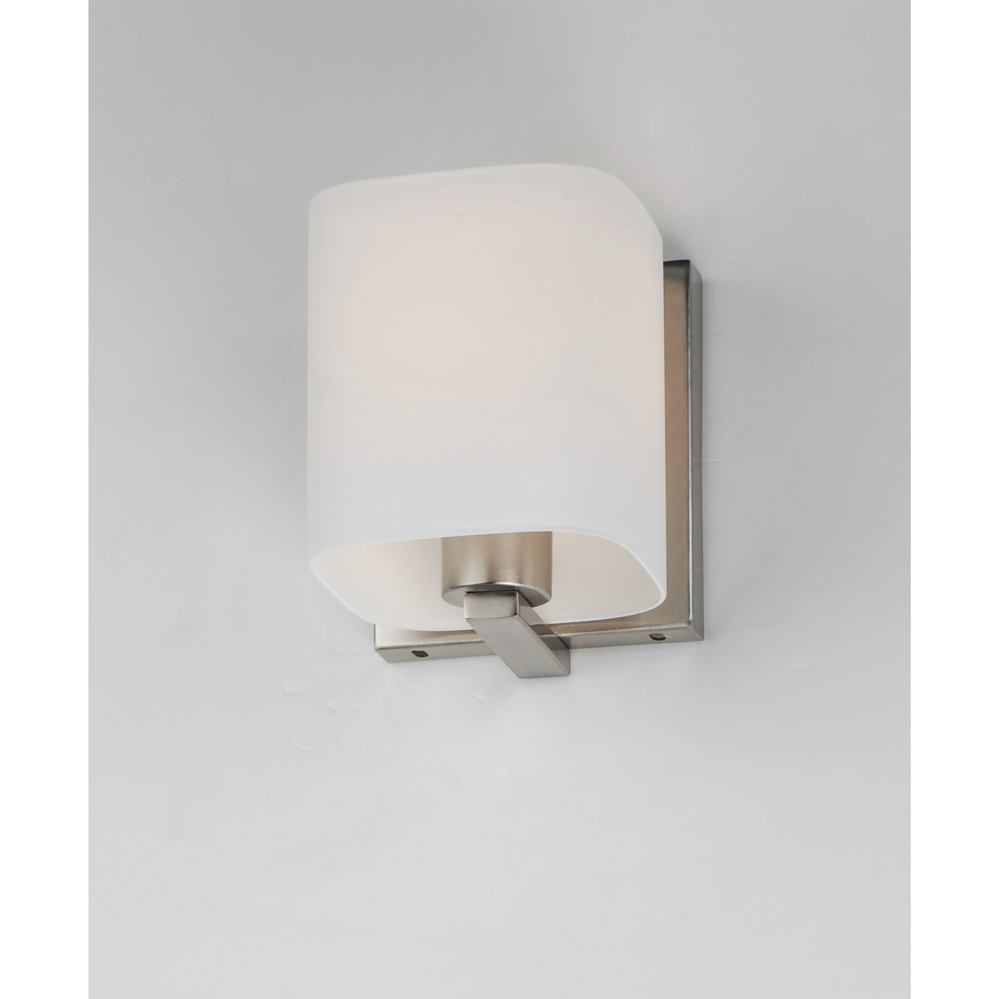 Wrap 1 Light 5.5 inch Satin Nickel Bath Vanity Wall Light