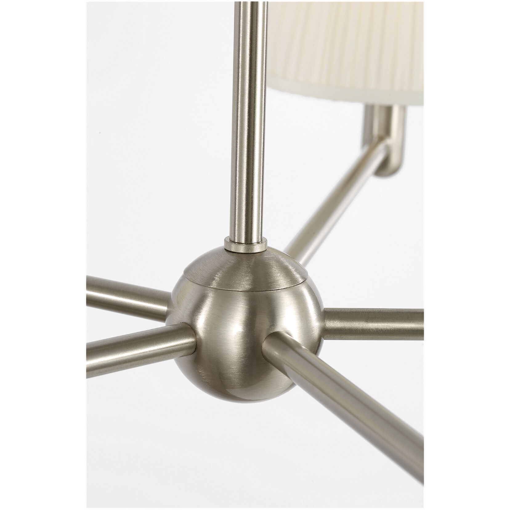 Vilera LED 33.25 inch Brushed Nickel Chandelier Ceiling Light