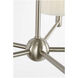 Vilera LED 33.25 inch Brushed Nickel Chandelier Ceiling Light