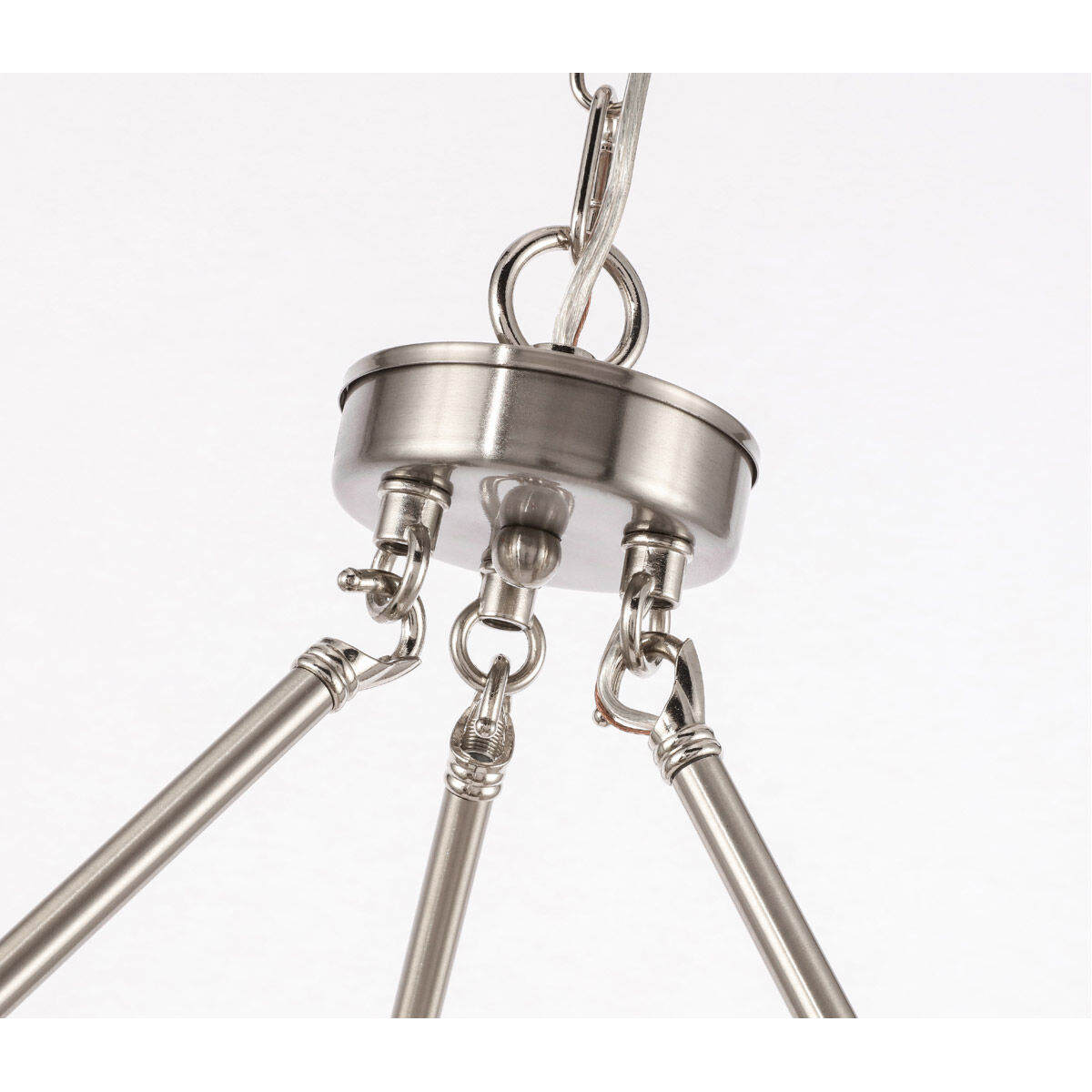 Jeannette 6 Light 36 inch Burnished Nickel Chandelier Ceiling Light