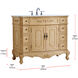 Danville 42 X 21 X 36 inch Antique Beige Vanity Sink Set