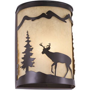 Bryce LED 8 inch Burnished Bronze Wall Light