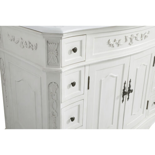 Danville 42 X 21 X 36 inch Antique White Vanity Sink Set