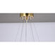 Canada 12 Light 28 inch Gold Chandelier Ceiling Light
