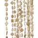 Kealia 10 Light 36 inch Coco Cream Chandelier Ceiling Light, Large