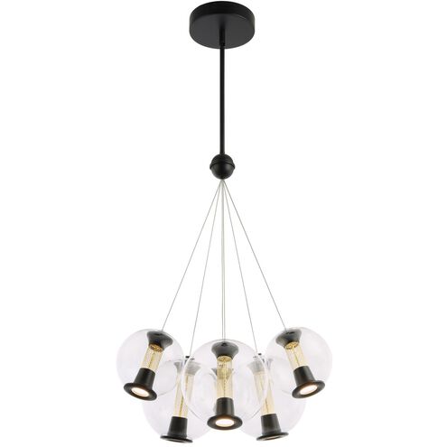 Arlo LED 22.5 inch Black Chandelier Ceiling Light