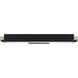 Kinsman LED 29 inch Pebbled Black Brushed Nickel Bath Vanity & Wall Light in 29in., Black/Brushed Nickel