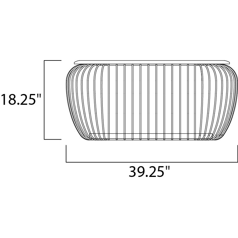Cage White and Navaho White Bench