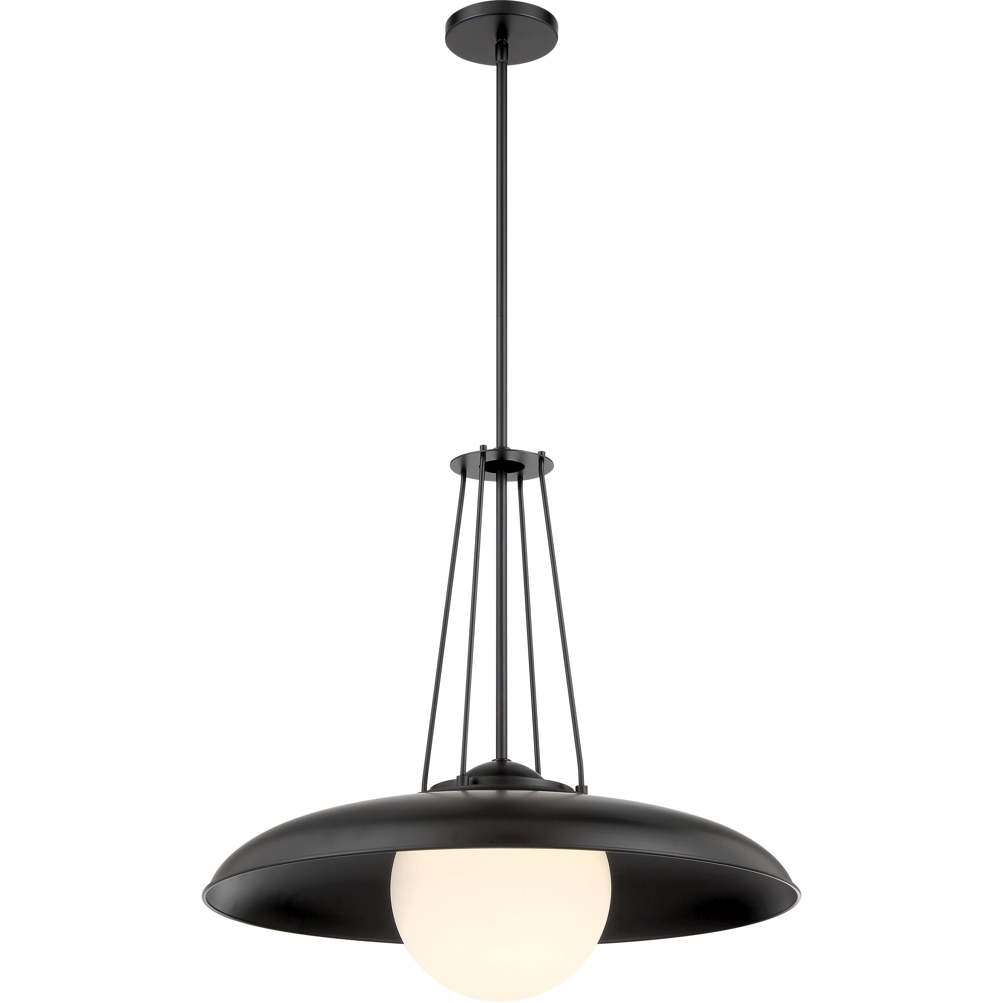 Schooner Ridge 1 Light 24.25 inch Coal Pendant Ceiling Light