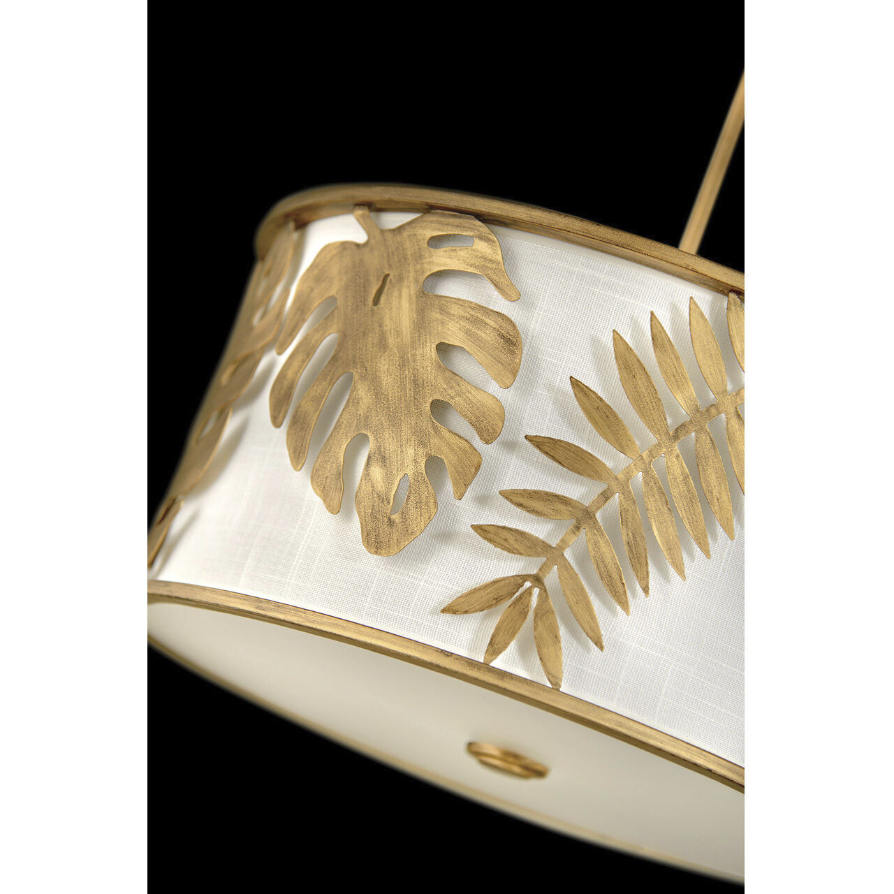 Botanica LED 16 inch Burnished Gold Foyer Light Ceiling Light, Pendant/Semi-Flush Mount