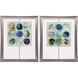 Abstract Collection Blue Framed Art