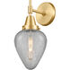 Caden LED 7 inch Satin Gold Sconce Wall Light