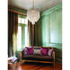 Chimera 10 Light 26 inch Tranquility Silver Leaf Pendant Ceiling Light in 36.50 