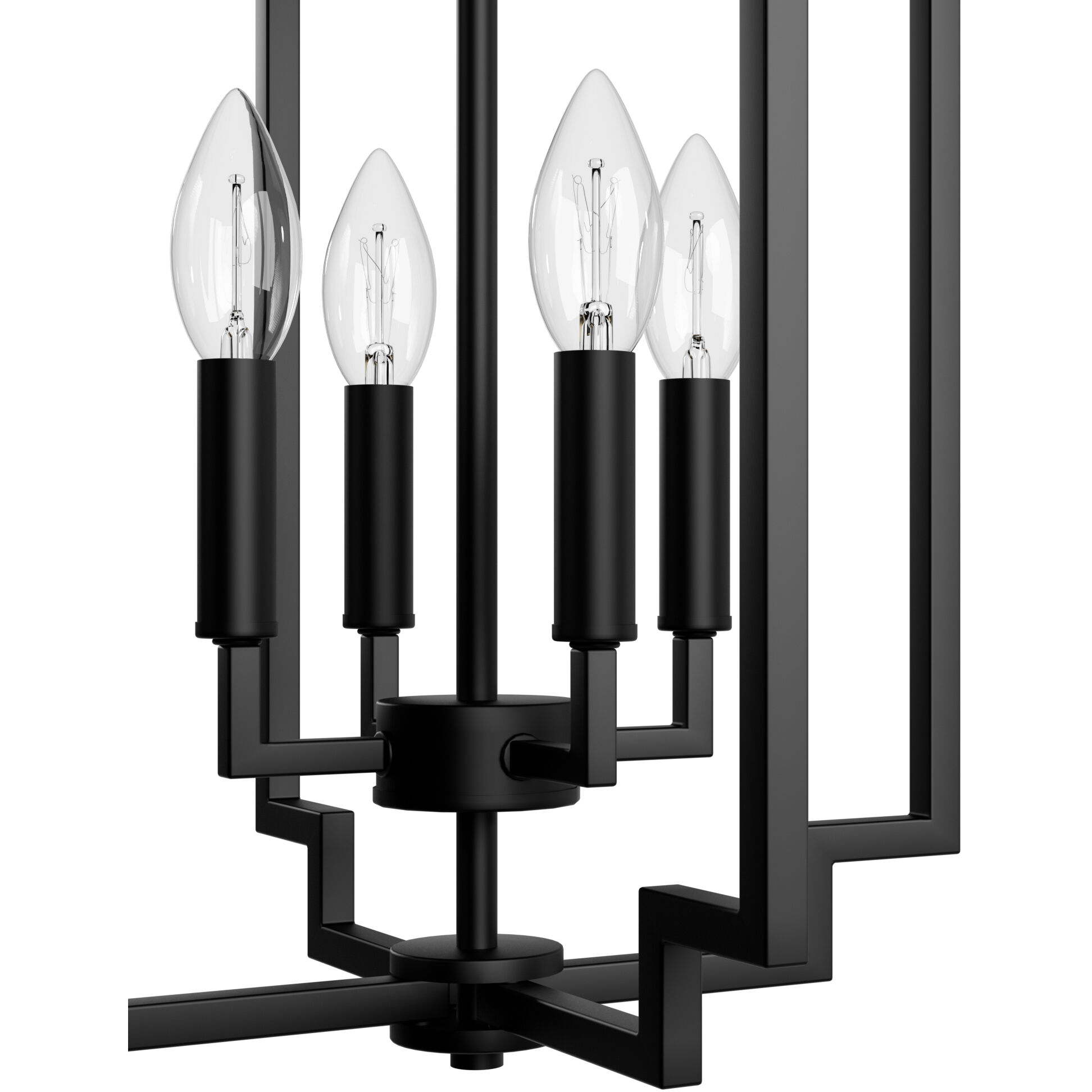 Zoanne 4 Light 14 inch Matte Black Pendant Ceiling Light