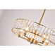 Canada 5 Light 22 inch Gold Chandelier Ceiling Light