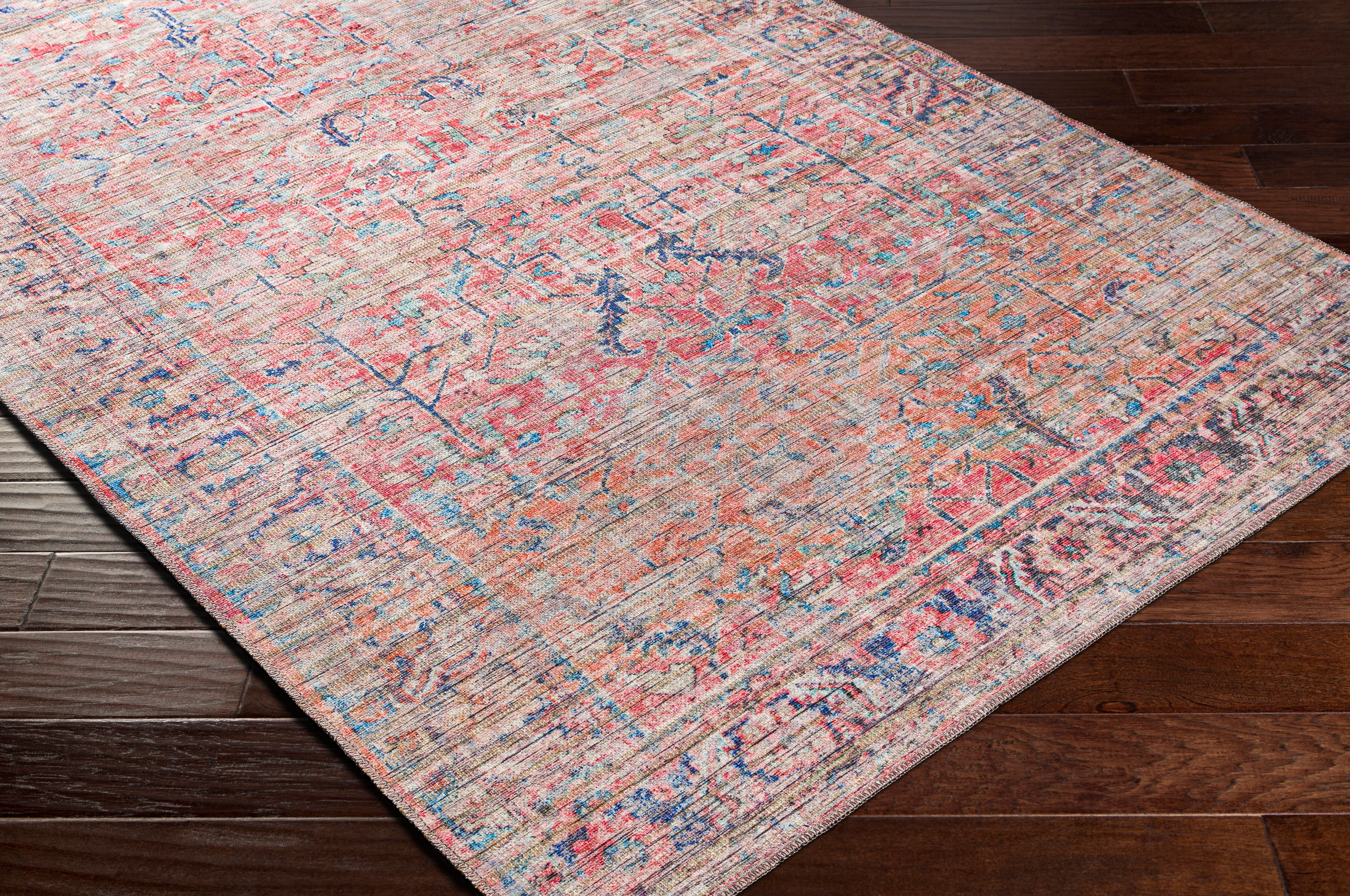 Cobb 87 X 31 inch Blue Rug in 2.5 x 8, Runner