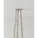 Forest Light 10 Light 62 inch Textured Silver/Natural Chandelier Ceiling Light, Aviva Stanoff Collection