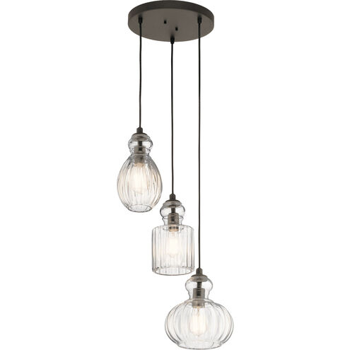 Riviera 3 Light 18.00 inch Pendant