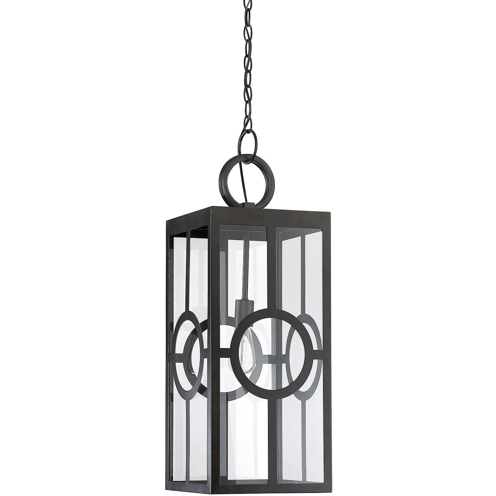 Lauren 1 Light 10.5 inch English Bronze Outdoor Hanging Lantern