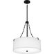 Lambeau 4 Light 21.75 inch Matte Black Pendant Ceiling Light