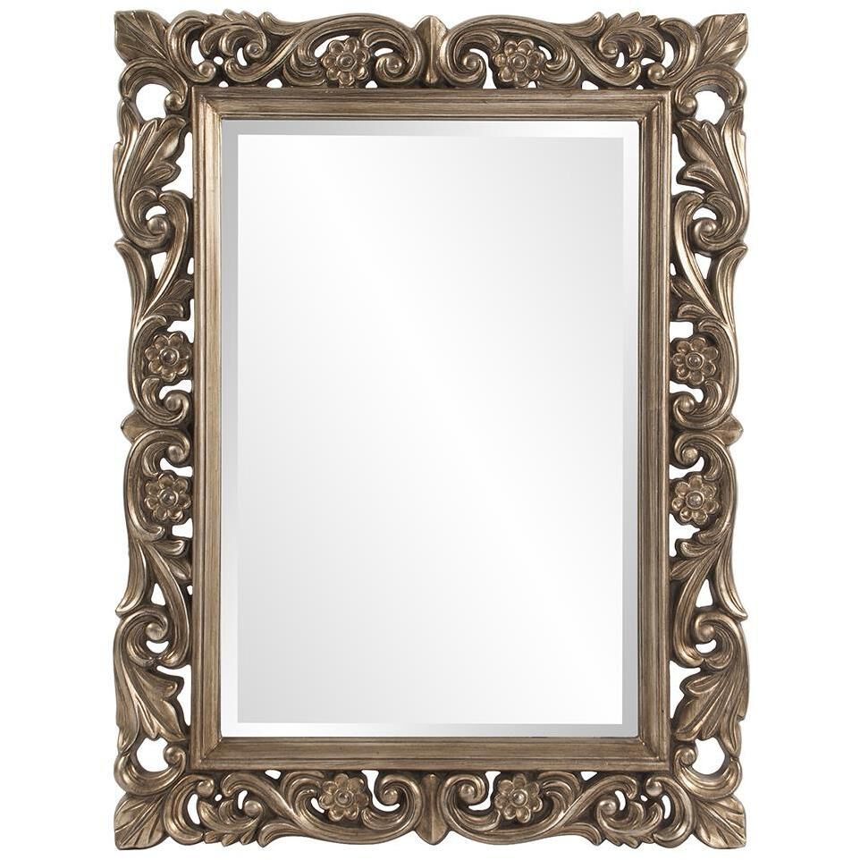 Chateau 42 X 31 inch French Pewter Wall Mirror