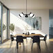 Realm Sphere 5 Light 32 inch Matte Black Chandelier Ceiling Light