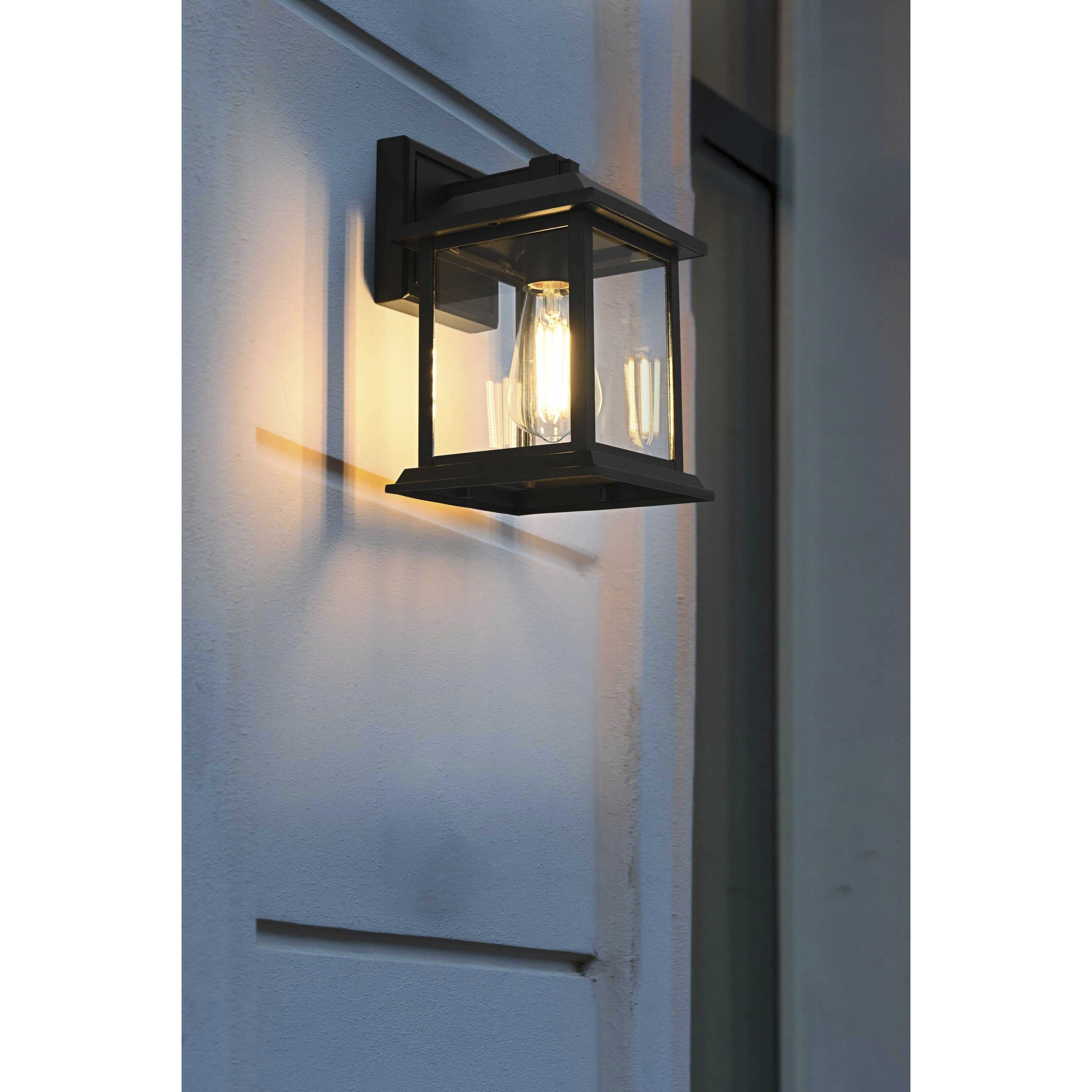 Araceli 1 Light 10 inch Black Outdoor Wall Sconce