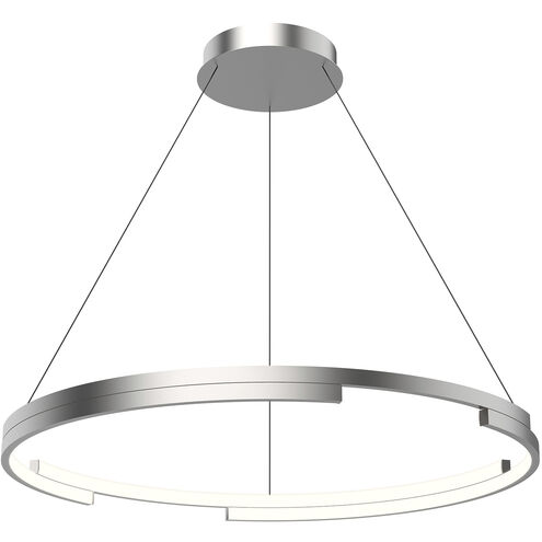 Anello Minor LED 32 inch Brushed Nickel Pendant Ceiling Light