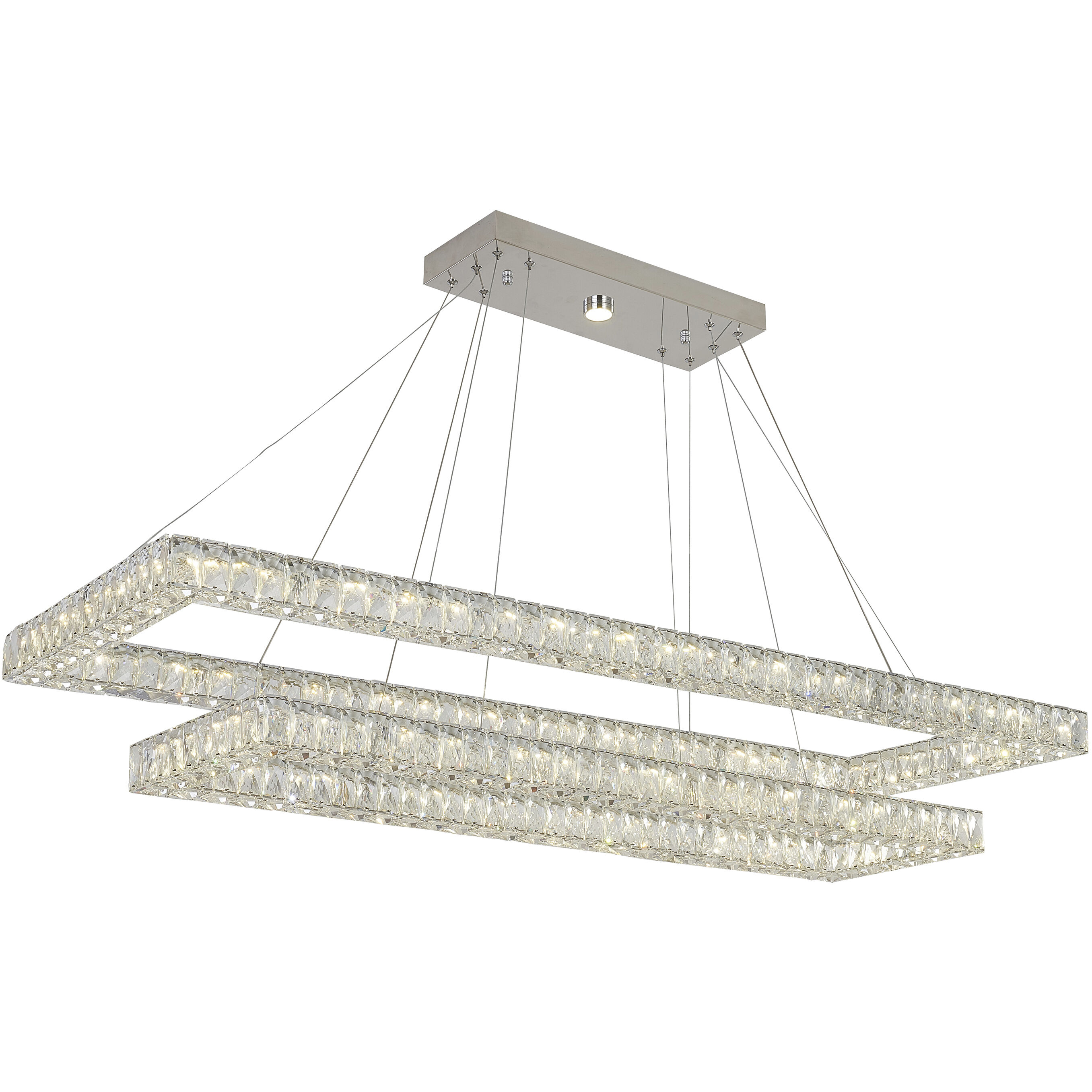 Canada LED 19 inch Chrome Chandelier Ceiling Light