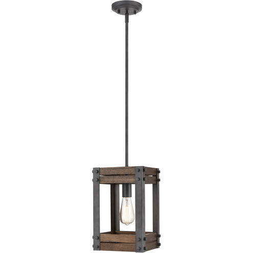 Austin LED 8.75 inch Aged Gun Metal Mini Pendant Ceiling Light