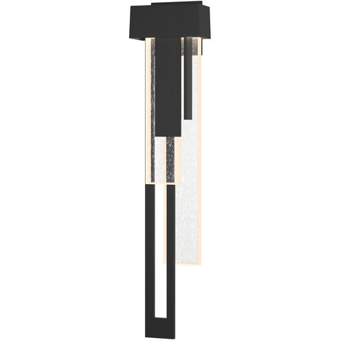 Rainfall LED 30.2 inch Coastal Black Outdoor Sconce, Large