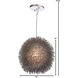 Urchin 1 Light 13 inch Painted Chrome Pendant Ceiling Light