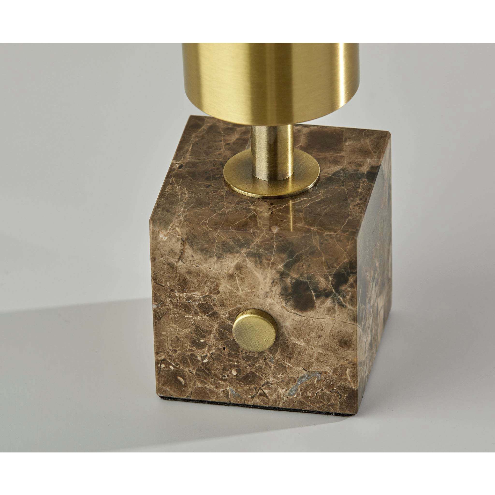 Harriet 19 inch 4.00 watt Antique Brass Table Lantern Lamp Portable Light 