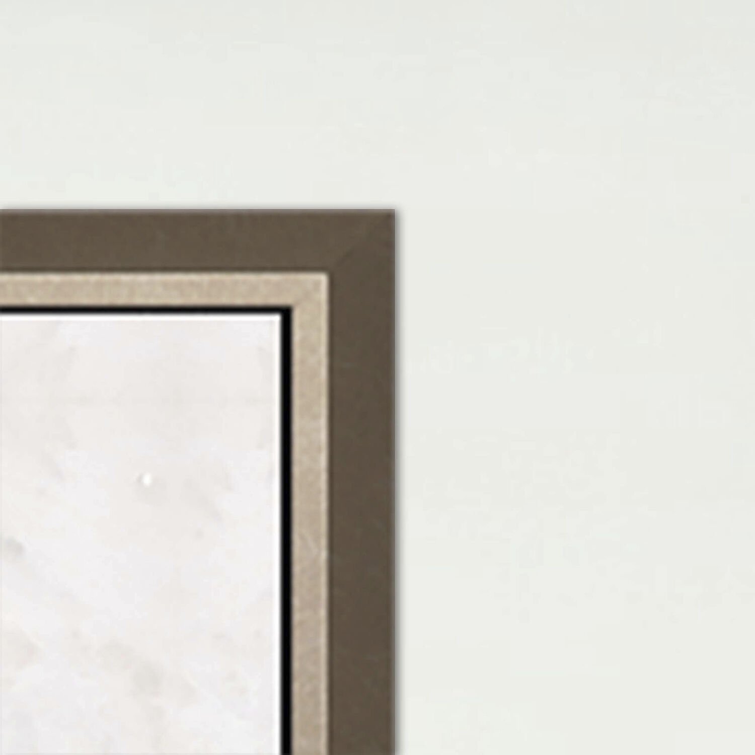 Minutiae Turquoise and Green and Beige and White Canvas