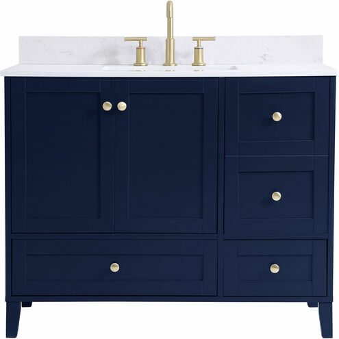 Sommerville 42 X 22 X 34 inch Blue Vanity Sink Set