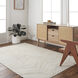 Zander 120 X 96 inch Cream Rug in 8 x 10, Rectangle