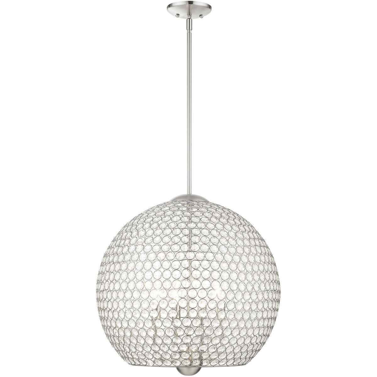 Oldwick 1 Light 8 inch Brushed Nickel Pendant Ceiling Light