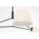Richard June Hale 3 Light 48 inch Aged Iron Chandelier Ceiling Light