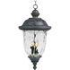 Carriage House VX 3 Light 12.5 inch Oriental Bronze Outdoor Hanging Lantern