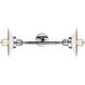 Franklin Restoration Halophane LED 18 inch Polished Chrome Bath Vanity Light Wall Light in Matte White Halophane Glass, Franklin Restoration