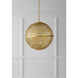 AERIN Mill 6 Light 30 inch Gild Globe Lantern Pendant Ceiling Light, Large