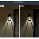Branner 1 Light 14 inch Textured Black Outdoor Wall Light