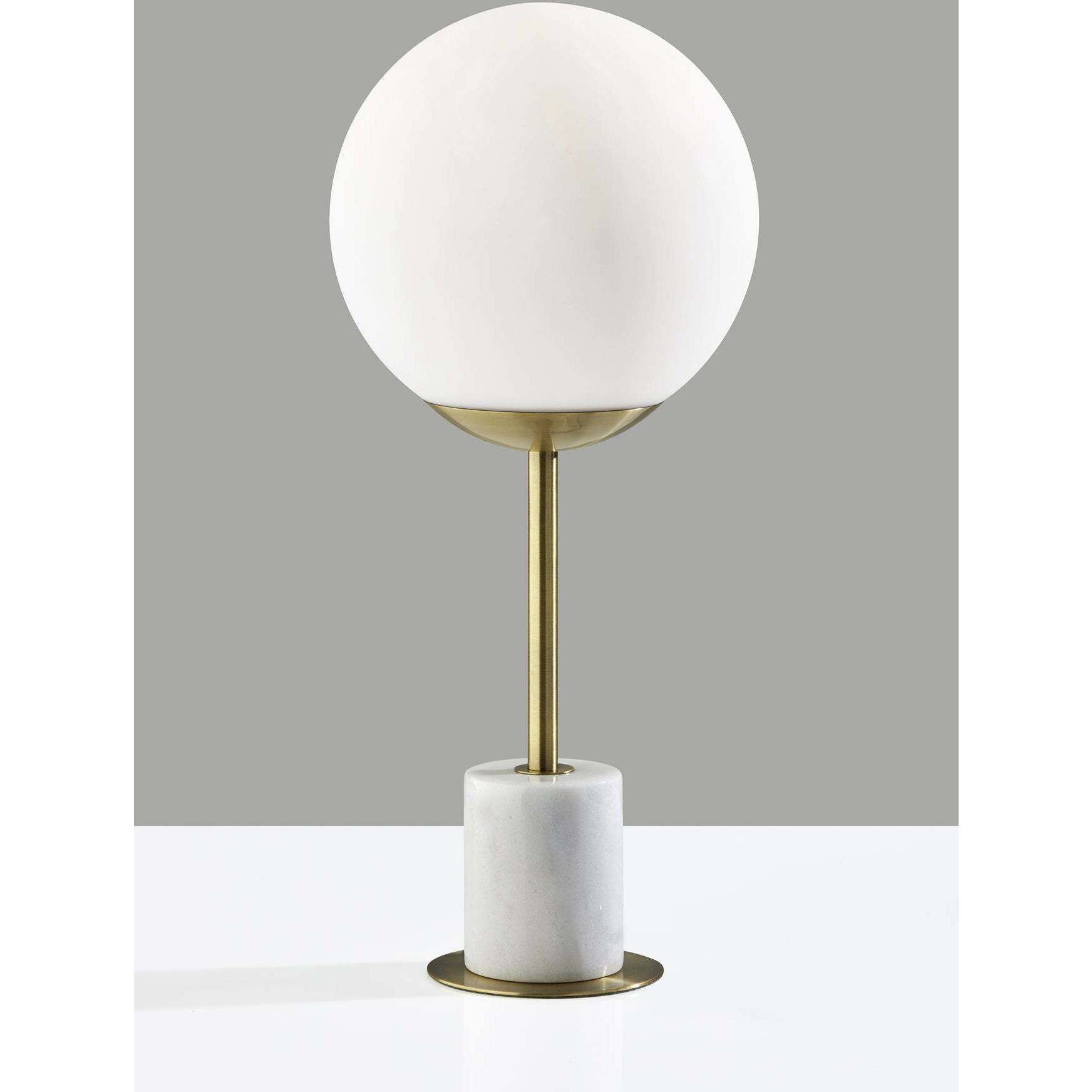 Terra 19 inch 40.00 watt Antique Brass Table Lamp Portable Light